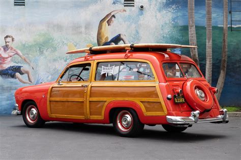350 Powered 1951 Ford Country Squire Woodie Wagon For Sale On Bat