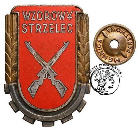 Odznaka Wzorowy Strzelec Archiwum Niemczyk Pl