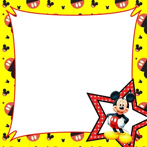Download High Quality mickey mouse clipart border Transparent PNG ...