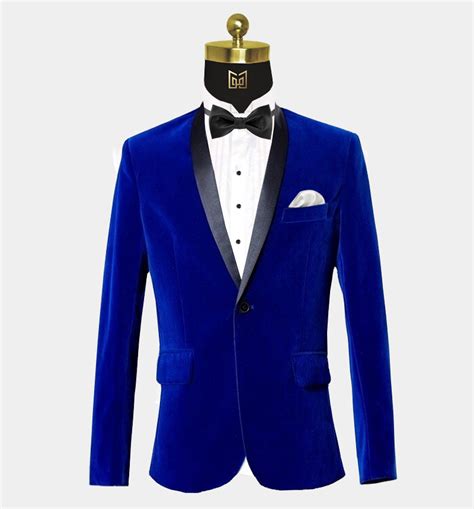 Electric Blue Suit Jacket Atelier Yuwaciaojp