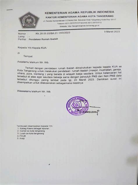 Pendataan Rumah Ibadah Pdf