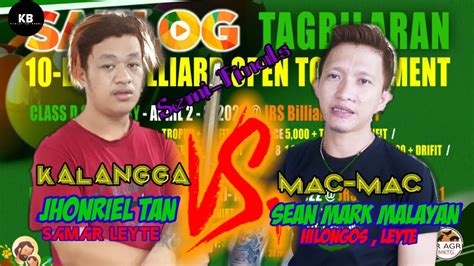 Money Game Sean Mark Macmac Malayan Vs Jhonriel Kalangga Tan