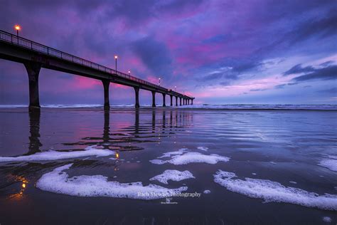 New Brighton Pier Sunrise New Zealand Landscape Photography NZ