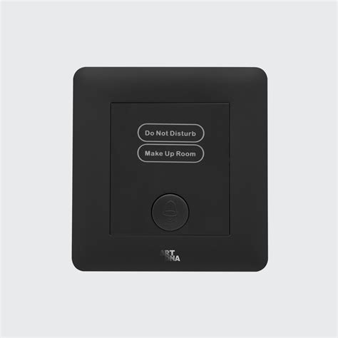 A61 FRAMELESS BLACK SWITCH 2 GANG 1 WAY - ARTDNA