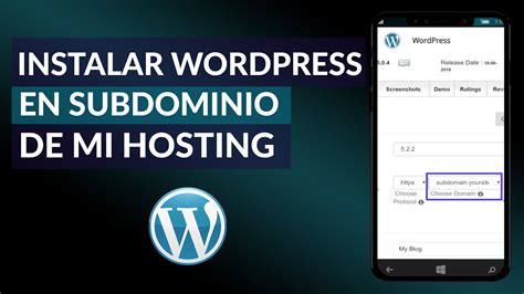 C Mo Instalar Y Configurar Wordpress En Un Subdominio De Mi Hosting