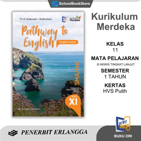 Jual Buku Bahasa Inggris Tingkat Lanjut SMA MA Kelas 11 2 XI Kurikulum