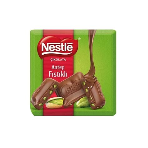 Nestle Antep Fıstıklı Kare Çikolata 60 Gr X 6 Adet Marketpaketi