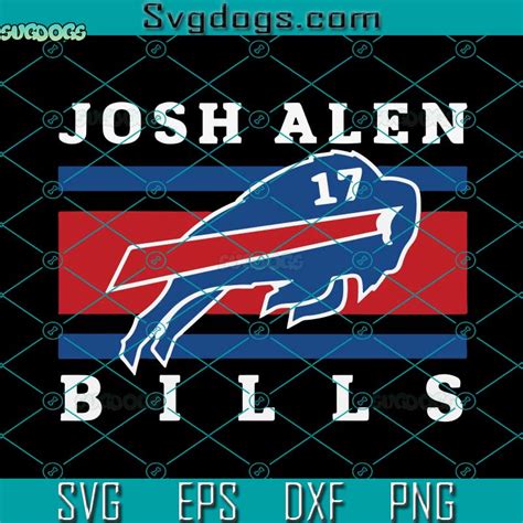 Josh Allen Buffalo Bills Svg Buffalo Bills Josh Allen Rugby Ball