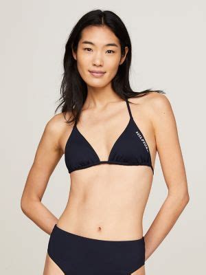 Hilfiger Monotype Triangle Bikini Top Tommy Hilfiger