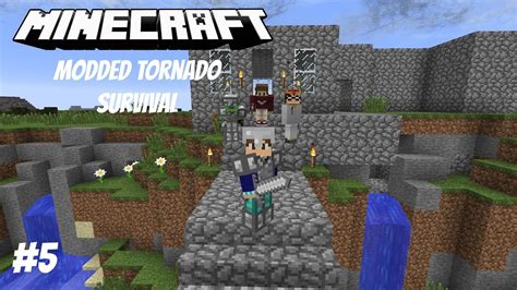 Minecraft Tornado Survival Multiplayer S1EP5 Modded YouTube