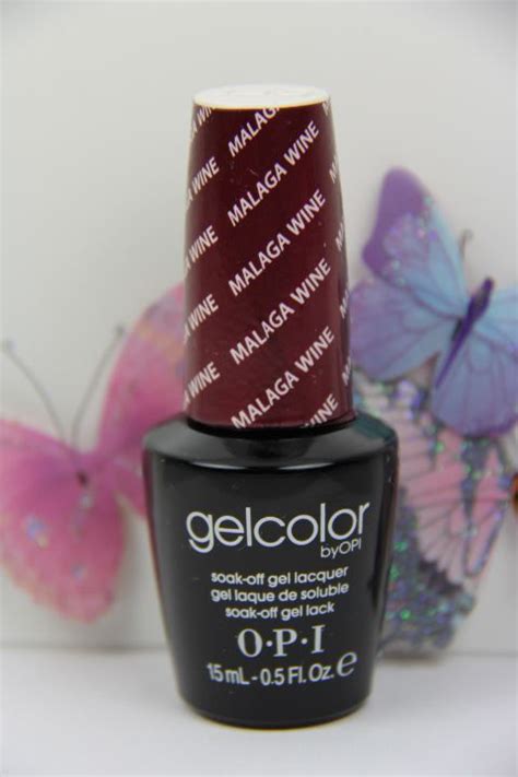 Gel Color By Opi Malaga Wine I Gel Nails Gel Color Malaga Wine