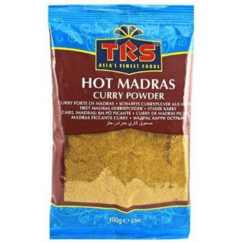 Trs Madras Curry Powder Hot 400g Indira Indian Foods