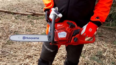 New Chain Saw Husqvarna 130 Firstart Youtube