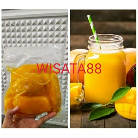 Jual Buah Mangga Harum Manis Frozen Buah Mangga Beku 500gr Lokal