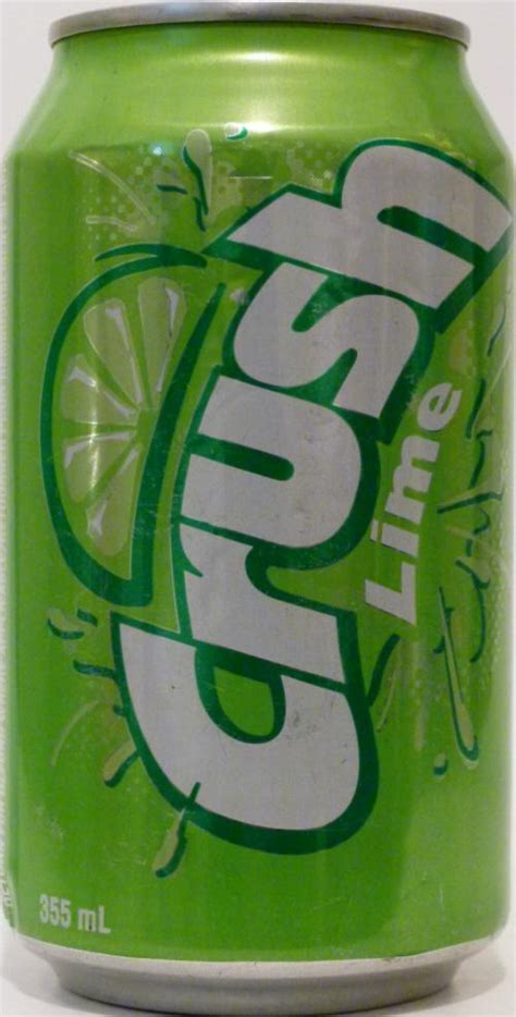 Crush Lime Soda 355ml Canada 2005