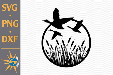 Flying Duck SVG PNG DXF Digital Files Include By SVGStoreShop