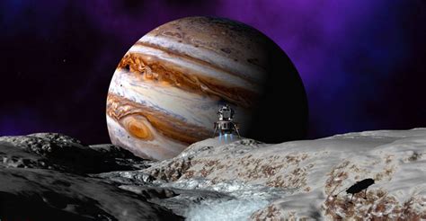 View From Europa Jupiters Moon Europa Jupiter Moons Space Pictures