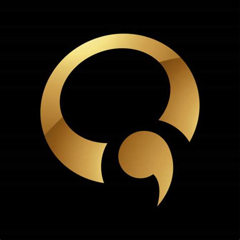 160 Shiny Gold Capital Letter Q Stock Photos Pictures And Royalty Free