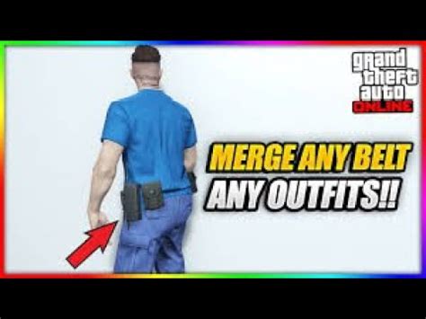 How To Merge Any Belt On Any Outfits In Gta Online After Patch