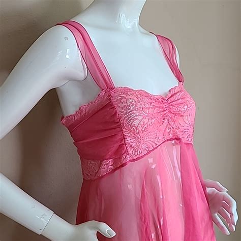 Gold Label M Victorias Secret Baby Doll Negligee Tedd Gem