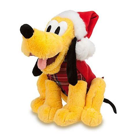 Disney Stuffed Animal Dog Doll Christmas PLUTO HOLIDAY PLUSH TOY Cute ...