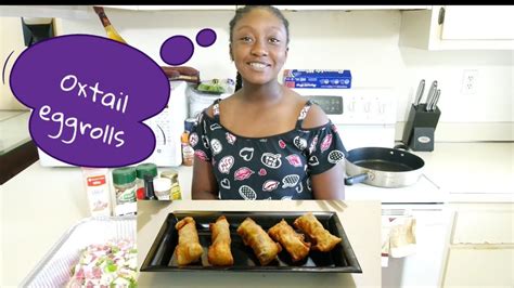 Cooking With Lai Oxtail Eggrolls Youtube