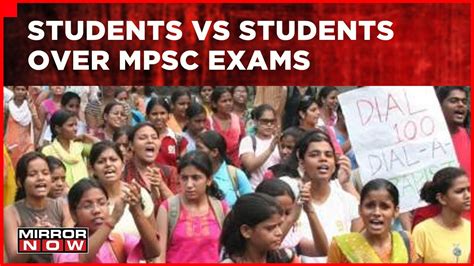 Applicants Of Mpsc Stage Protest In Pune Favouring New Exam Pattern