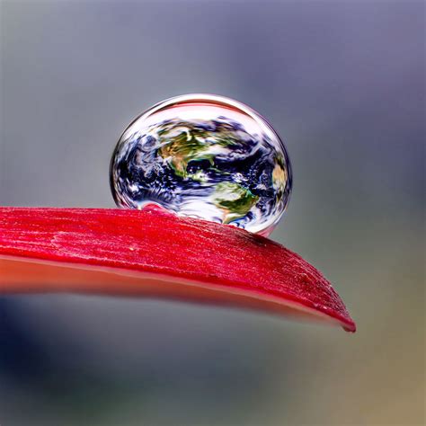 The Mesmerising Results Of Shooting Macro Water Droplet Refractions