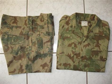 Uniforms - Koevoet camo shorts and short sleeve shirt was sold for R400.00 on 19 Jan at 22:01 by ...