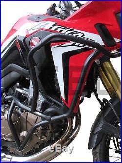 Crash Bars Pare Carters Heed Honda Crf Africa Twin Bunker Noir