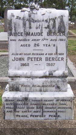 Johann John Peter Berger Find A Grave Memorial