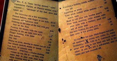 Celeb Nude Gifs A Brothel Menu From