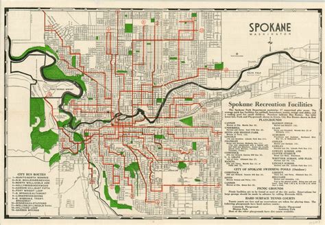 Spokane Washington | Curtis Wright Maps