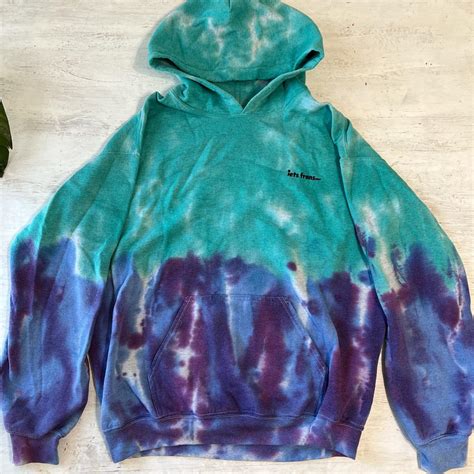 Urban Outfitters Womens Blue And Purple Sweatshirt Depop