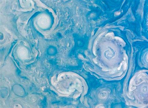 Nasa Juno Spacecraft Observes Swirling Storms On Jupiter That Resemble