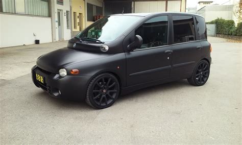 Fiat Multipla Tuning Nero Opaco Fiat Strange Cars Car