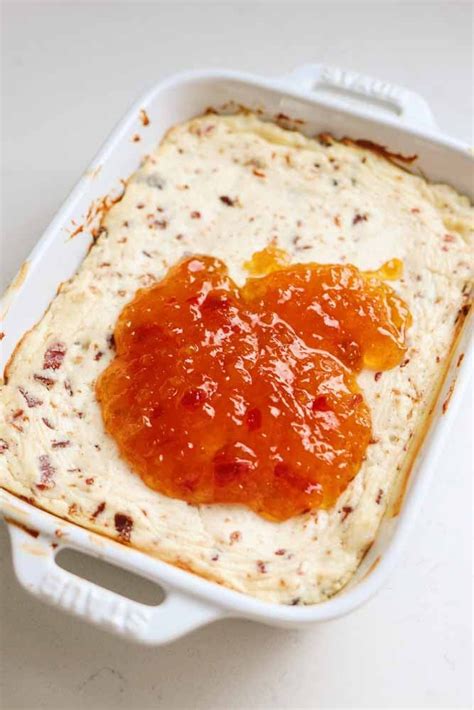 Pepper Jelly Cheese Dip with Bacon - Grilled Cheese Social