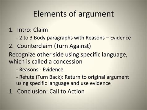 Claims And Counterclaims Ppt Download