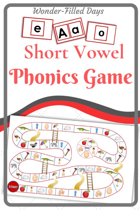 Short Vowel Games Free Printable