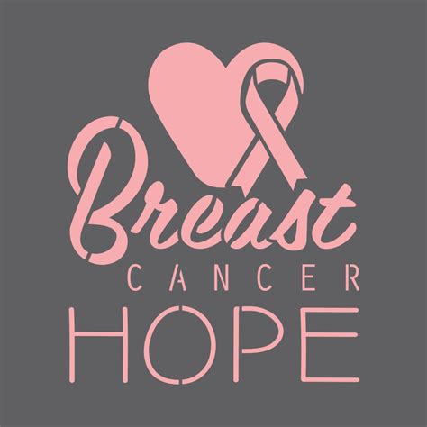 Breast Cancer Hope Craft Stencil