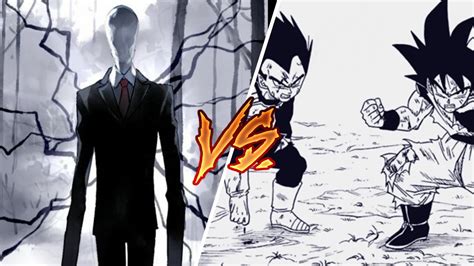 Goku Y Vegeta Vs Slenderman Youtube