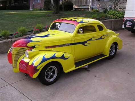 1939 CHEVY CHOPPED TOP COUPE HOT ROD RACE CAR DRAG CAR STREET ROD GASSER For Sale