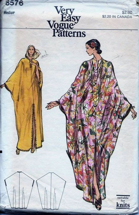 Vintagevogue60s70scaftandresssewingpattern8576medium Kaftan Pattern Dress Sewing