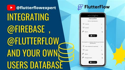 Integrating Firebase Flutterflow And Your Own Users Database Youtube