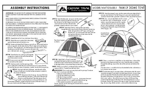 Ozark Trail 3 Room Dome Tent Instructions Energysave