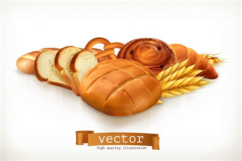 Premium Vector Bread Vector Illustration Isolated