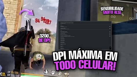 3200 DE DPI EM QUALQUER CELULAR TUTORIAL YouTube