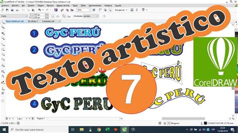 Corel Draw Texto Art Stico En Corel Draw Pr Ctico Adaptar