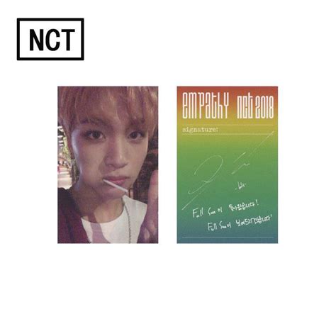 Buy Kpop Photocards Nct U Dream Empathy Album Homemade Autograph