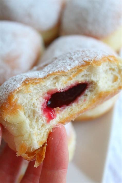 Jam Filled Donuts With Strawberry Jam Lfleming52 Copy Me That